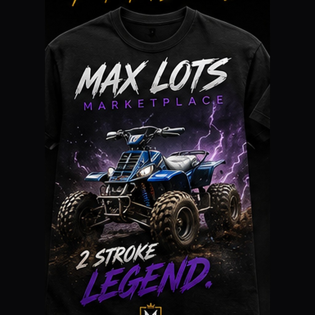 2 Stroke Legend Tee — Vintage Black, front