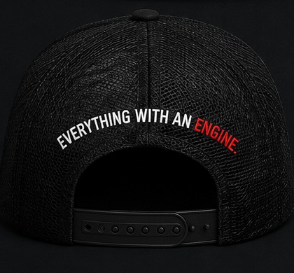 Max Lots USA Trucker Cap — Jet Black, back