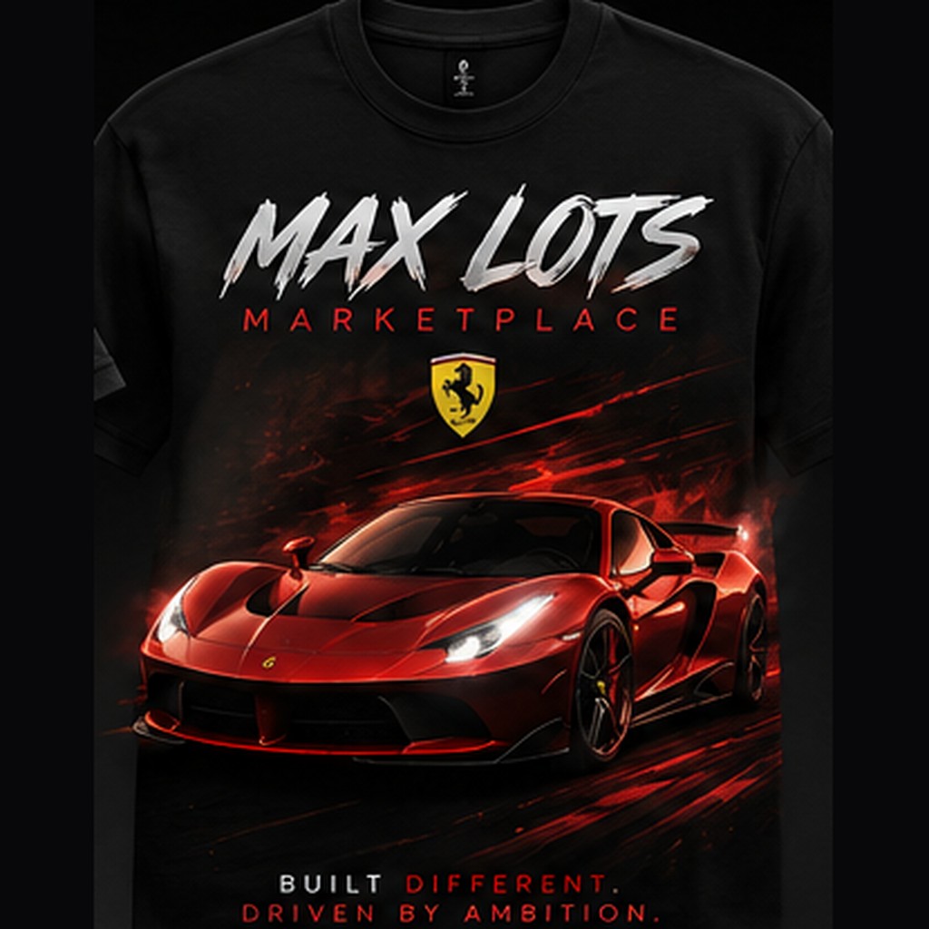 Built Different Driven By Ambition Tee — Vintage Black, front