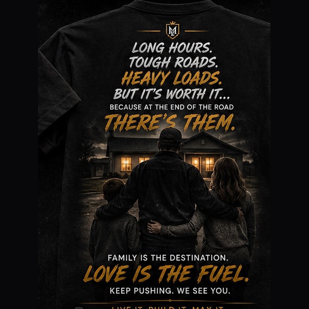 On the Road For Them Tee — Vintage Black, back