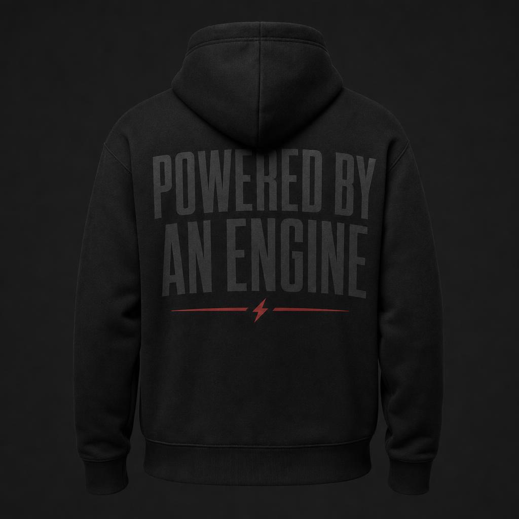 Max Lots Performance Hoodie — Jet Black, back